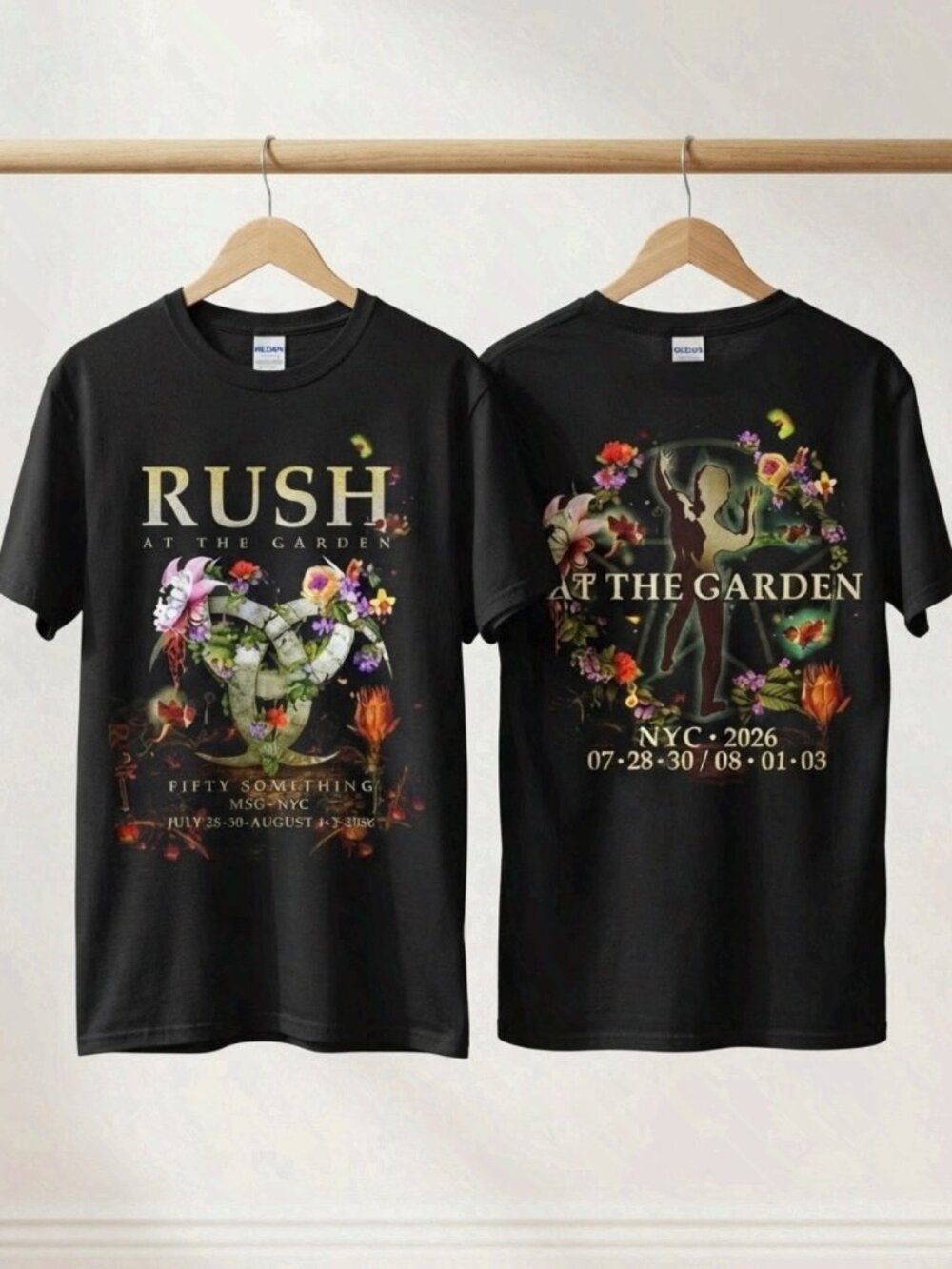 Rush Madison Square Garden 2026 Fifty Something Tour On July 28 30 Shirt